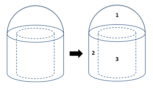 Center of Mass Composite Parts